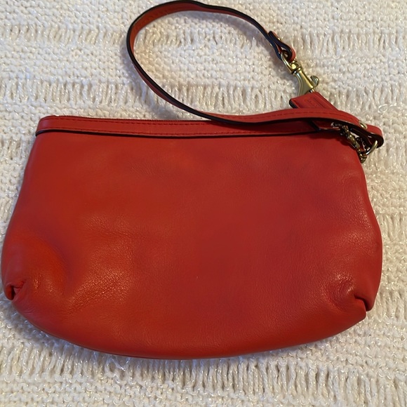 Coach Red Wristlet EUC - Picture 4 of 6